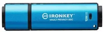 Флешка Kingston 128 GB IronKey Vault Privacy 50 (IKVP50/128GB)