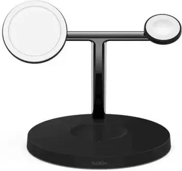 Док-станція Belkin BOOST CHARGE PRO 3-in-1 Wireless Charger with MagSafe Black (WIZ009VFBK)