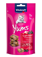 Лакомство для кошек Vitakraft Yums с уткой и бузиной 40 г 4008239398109