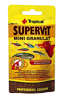 Корм Tropical Supervit Mini Granulat для аквариумных рыб и ракообразных в гранулах 10 г (5900469614211)