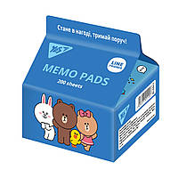 Папір для записів YES Tetra Pak Line Friends 200 арк., 7*7,5см