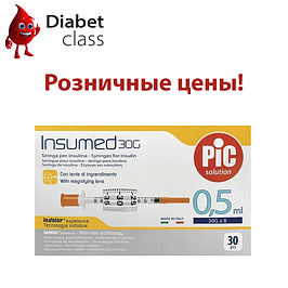 Інсулінові шприци в роздріб Insumed