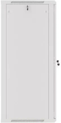 Настінна інсталяційна шафа Lanberg 19'' 27U 600x600mm Grey Glass Door (WF01-6627-10S)