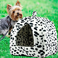 Мягкий домик лежанка для собак и кошек Pet Hut BK322-01