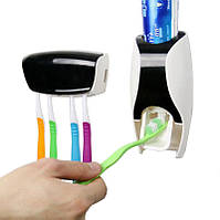 Диспенсер для зубной пасты и щеток автоматический, Автоматический дозатор зубной пасты c подставкой для