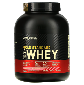 Протеин Optimum Nutrition 100% Whey Gold Standard (2,27 kg) Delicious strawberry