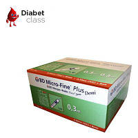 Шприц Микро Файн Плюс Деми (Micro Fine+) Demi 0,3 мл U-100 0,30 (30G)*8 мм