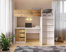 Дитяче ліжко-горище "Bed Room 3" Білий+Тахо Viorina-Deko