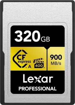 Карта пам'яті Lexar Professional CFexpress Gold R900/W800 (VPG400) Type A 160GB