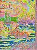 Набір для вишивання за нанесеною на канву схемою "Northen lights ".AIDA 14CT printed , 54*40 см, фото 8