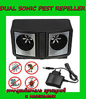 DUAL SONIC PEST REPELLER ультразвуковой электронный отпугиватель грызунов и насекомых, нажимай