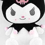 Плюшева іграшка Хеллоу Кітті - Куромі, рожева, аніме Kuromi Hello Kitty, 25 см, фото 2