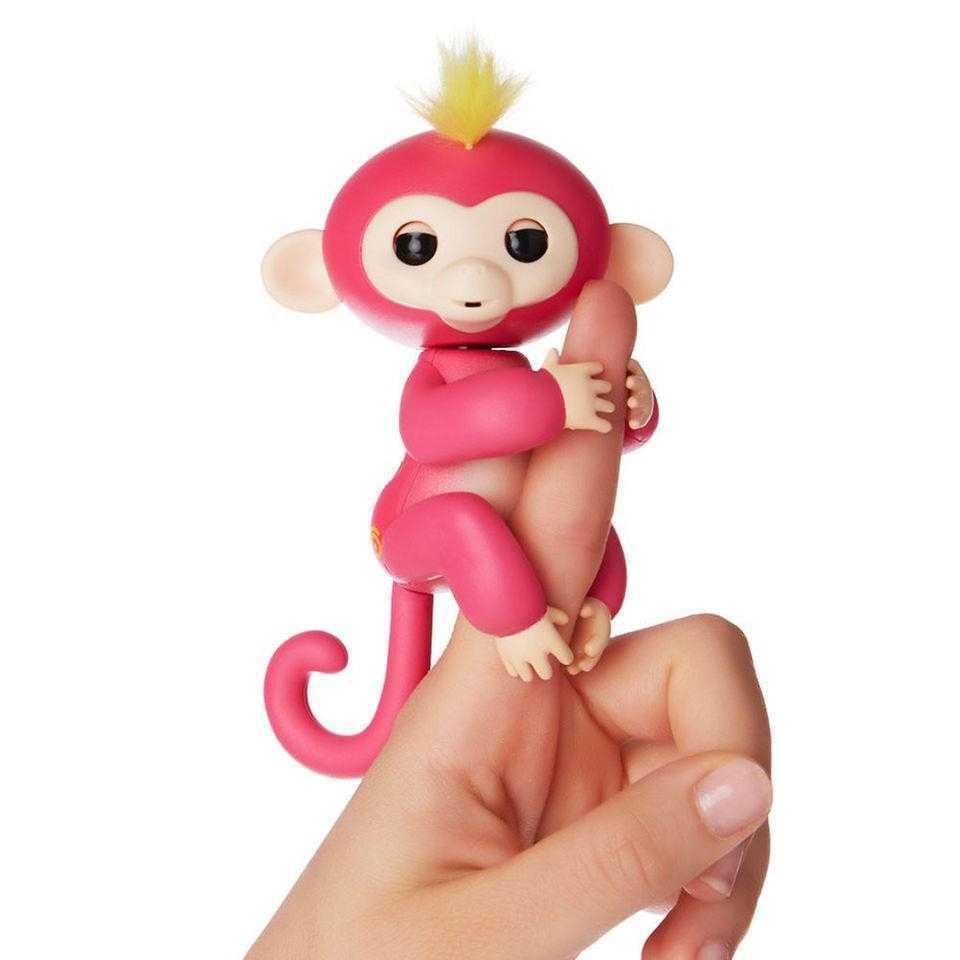 ИНТЕРАКТИВНАЯ FINGERLINGS MONKEY l Игрушка обезьянка l Смешливая обезьянка розовая! Мега цена - фото 4 - id-p1990151237