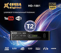 Тюнер Т2 OPERA DIGITAL HD-1001 DVB-T2, ТВ тюнер, цифрове телебачення! BEST