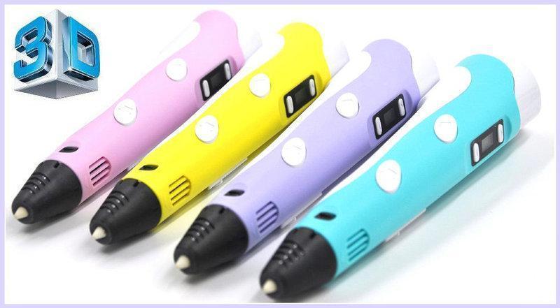 3D ручка PEN-2 с Led дисплеем, 3Д ручка 2 поколения Smartpen, MyRiwell цвет желтый! Мега цена - фото 4 - id-p1990151370