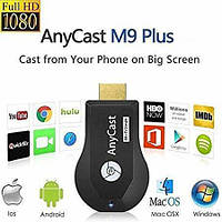 Медіаплеєр Miracast AnyCast M9 Plus HDMI з вбудованим Wi-Fi модулем, приймач HDMI! BEST