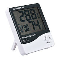 Термометр гигрометр цифровой HTC-1 для дома - измерение температуры и влажности, отличный товар