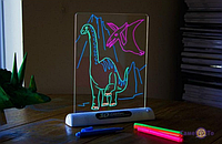 Детская развивающая с LED подсветкой Magic Drawing Board Line! Товар хит