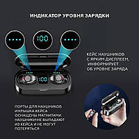 Беспроводные сенсорные наушники AirPlus Pro T11. Blueotooth вакуумные наушники.! Quality