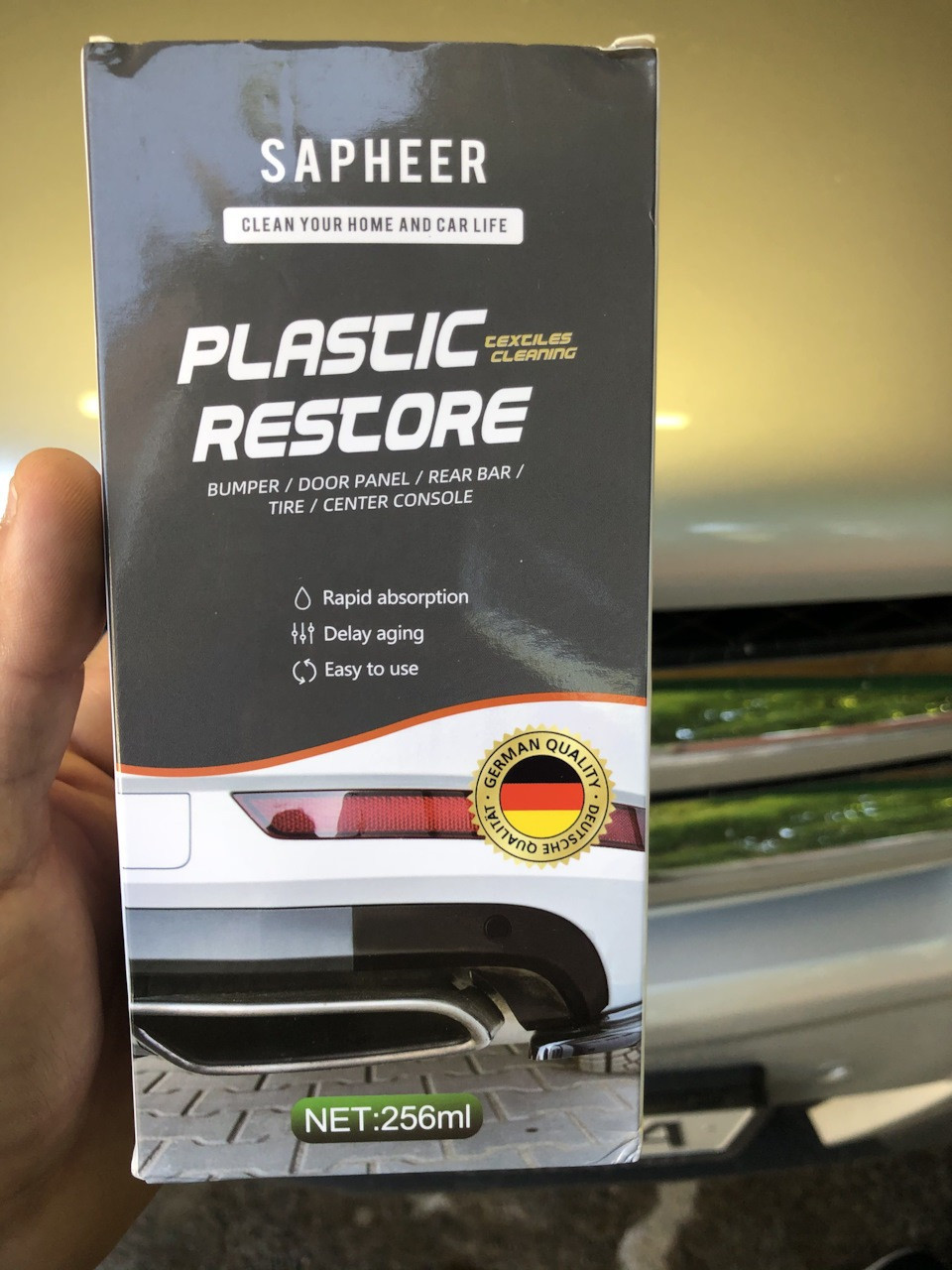 Восстановитель пластикового покрытия PLASTIC RESTORE SAPHEER 256 ml! Quality - фото 1 - id-p1990210575