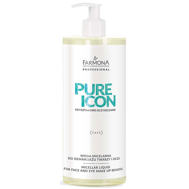 Міцелярна рідина для демакіяжу Farmona PURE ICON Micellar liquid for face and eye make-up removal