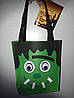 Сумочка з фетру з оченятами Скелетик Halloween, фото 2