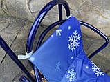 Матрац для санок універсальний Синій, фото 5