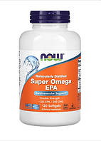 Рыбий жир Now Foods Омега 3 2000 мг Omega 3 Super Omega EPA 120 капсул