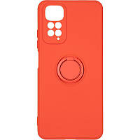 Чехол - накладка для Redmi Note 11 / бампер на редми нот 11 / Gelius Ring Holder Case / красный