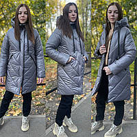 Зимова підліткова курточка на дівчинку 140-158 рост.