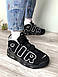 Зимові Жіночі Кросівки Nike Air More Uptempo Winter Black White (Хутро) 38, фото 8