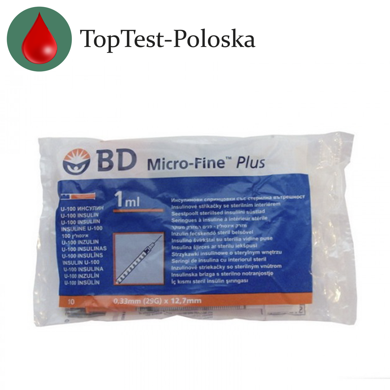 Шприци Мікро Файн (Micro Fine) u-100 1 мл 12,7 мм 10 шт.