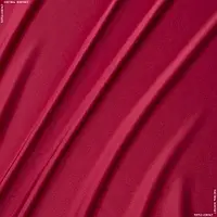 Ткань Атлас шелк натуральный стрейч красный (140см 66г/м² пог.м) 92936
