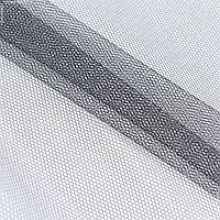 Ткань Фатин жесткий черный (180см 37г/м² пог.м) 27929