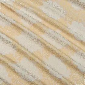 Декоративна тканина грос вензель колір крем, золото (290см 230г/м² пог.м) 96890
