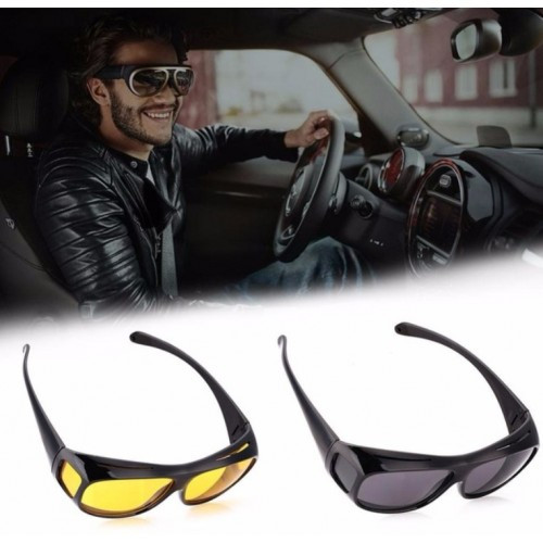 Окуляри антиблікові HD Vision для водіїв 2 в 1, окуляри для автомобіліста, Ексклюзивний