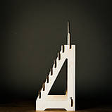 Розбірна підставка для сережок на 7 ярусів. Органайзер для біжутерії, фото 3