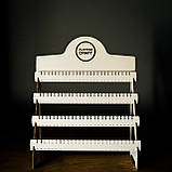 Розбірна підставка для сережок на 7 ярусів. Органайзер для біжутерії, фото 5