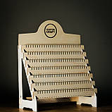 Розбірна підставка для сережок на 7 ярусів. Органайзер для біжутерії, фото 6