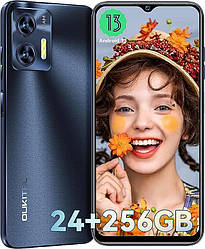 Смартфон Oukitel C35 24 (12+12)/256 Гб NFC Android 13 6.56' IPS 120 Гц 50Мп 2SIM 5150 мА·год (Чорний)