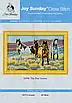 Набір для вишивання за нанесеною на канву схемою "The four horses". AIDA 14CT printed 60*40 см, фото 3