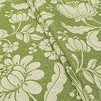 Ткань Декоративная ткань саймул/simun бакстон цветы большие фон зеленый (280см 254г/м² пог.м) 136721