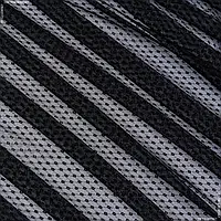 Ткань Гардинное полотно /гипюр марлена черный (290см 62г/м² пог.м) 96999
