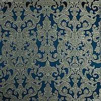 Ткань Портьерная ткань ревю фон синий (305см 271г/м² пог.м) 145380