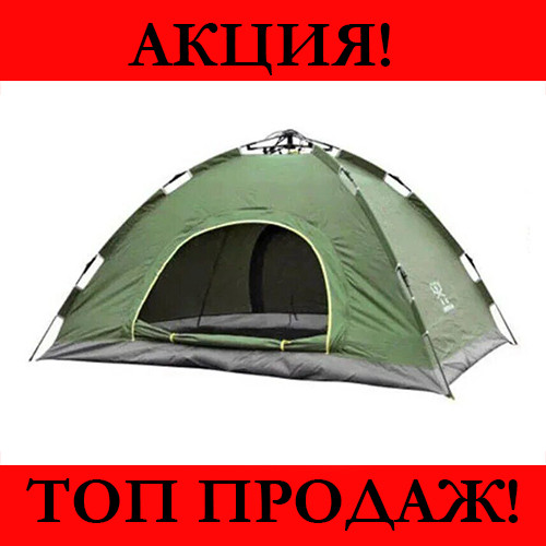 Палатка автоматическая 4-х местная Зеленая, жми купитьь - фото 1 - id-p1990300211