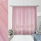 Тюль вуаль креш рожевий (270см 60г/м² пог.м) 100635, фото 4