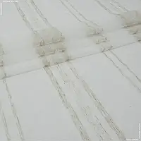 Ткань Тюль микросетка вера /vera молочная полоса под натуральный (300см 62г/м² пог.м) 137340