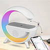 Настільна лампа нічник RGB 3-in-1 Rainbow Light-Wireless Charger-Speaker з Bluetooth колонкою, фото 2