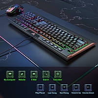 Игровой набор клавиатура и мышка Gaming G21B с RGB подсветкой, жми купитьь