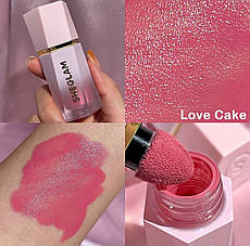 Кремові матові рум'яна SHEGLAM Color Bloom Liquid Blush Matte Finish Love Cake